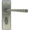 FROM THE ANVIL 33702 - PEWTER PATINA AVON LEVER BATHROOM ON BACKPLATE SET