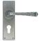 FROM THE ANVIL 33703 - PEWTER PATINA AVON EURO LOCK ON BACKPLATE SET