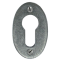 FROM THE ANVIL 33706 - PEWTER PATINA OVAL EURO ESCUTCHEON PLATE