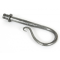 FROM THE ANVIL 33708 - PEWTER SHEPHERDS CROOK CURTAIN FINIAL (PAIR)