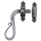 FROM THE ANVIL 33710 - PEWTER PATINA SHEPHERDS CROOK LOCKING CASEMENT FASTENER - LEFT HAND