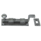 FROM THE ANVIL 33721 - PEWTER PATINA CRANKED KNOB BOLT - 4 INCH - OUTWARD OPENING