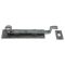 FROM THE ANVIL 33724 - PEWTER PATINA CRANKED KNOB BOLT 6 INCH - OUTWARD OPENING
