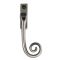 FROM THE ANVIL 33728 - ANTIQUE PEWTER SLIM MONKEYTAIL  LOCKING ESPAG FASTENER - RIGHT HAND