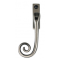 FROM THE ANVIL 33729 - ANTIQUE PEWTER SLIM MONKEYTAIL  LOCKING ESPAG FASTENER - LEFT HAND