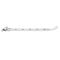 FROM THE ANVIL 33754 - POLISHED CHROME PEAR DROP CASEMENT STAY 305MM