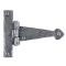 FROM THE ANVIL 33774 - PEWTER PATINA ARROW HEAD HINGE 4 INCH