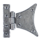 FROM THE ANVIL 33782 - PEWTER PATINA HALF-BUTTERFLY HINGE 2 INCH