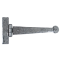 FROM THE ANVIL 33789 - PEWTER PATINA T-HINGE PENNY END 9 INCH