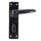 FROM THE ANVIL 33822 - BLACK SMOOTH LEVER BATHROOM SET
