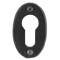 FROM THE ANVIL 33830 - BLACK OVAL EURO ESCUTCHEON PLATE