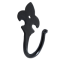 FROM THE ANVIL 33834 - TRADITIONAL BLACK FLEUR DE LYS HOOK