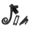 FROM THE ANVIL 33882 - BLACK DELUXE MONKEYTAIL FASTENER - LH