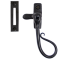 FROM THE ANVIL 33956 - BLACK REVERSIBLE SHEPHERDS CROOK WINDOW FASTENER