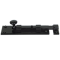 FROM THE ANVIL 33980 - BLACK STRAIGHT KNOB BOLT 6 INCH - INWARD OPENING