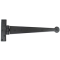 FROM THE ANVIL 33989 - BLACK T-HINGE WITH PENNY END 12 INCH