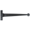 FROM THE ANVIL 33990 - BLACK T-HINGE WITH PENNY END 15 INCH