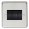 FROM THE ANVIL 34202/1 - SATIN STAINLESS 10 AMP TWO WAY TRIPLE SWITCH