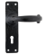 FROM THE ANVIL 73205M - BLACK MF CLASSIC LEVER ON LOCK BACKPLATE