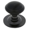 FROM THE ANVIL 83506 - BLACK CAST CENTRE DOOR KNOB