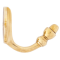 FROM THE ANVIL 83524 - POLISHED BRASS COAT HOOK