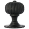 FROM THE ANVIL 83560 - BLACK FLOWER MORTICE KNOB