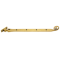FROM THE ANVIL 83569 - ANTIQUE BRASS MONKEYTAIL STAY 12 INCH