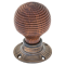 FROM THE ANVIL 83573 - ROSEWOOD WOODEN BEEHIVE MORTICE/RIM KNOB SET