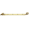 FROM THE ANVIL 83596 - POLISHED BRASS MONKEYTAIL STAY 12 INCH