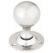 FROM THE ANVIL 83632 - POLISHED NICKEL CAST BALL MORTICE KNOB SET