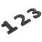 FROM THE ANVIL 83702 - BLACK NUMERAL 2