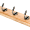 FROM THE ANVIL 83740 - STABLE COAT RACK - NATURAL SMOOTH/TIMBER