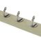 FROM THE ANVIL 83741 - STABLE COAT RACK - NATURAL SMOOTH/OLIVE GREEN
