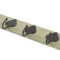 FROM THE ANVIL 83747 - COTTAGE COAT RACK - BEESWAX/OLIVE GREEN TIMBER