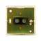 WANDSWORTH A942/B - DOUBLE AERIAL SOCKET INTERIOR/BLACK