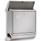 BURG WACHTER COMFORT SET 39130 NI - COMFORT SET 39130 NI STAINLESS STEEL POST BOX