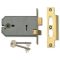 UNION J2077-6 - 3-LEVER HORIZONTAL MORTICE SASH LOCK - 6 INCH/149MM