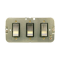 WANDSWORTH G903 - INFINITY 3 GANG ROCKER GRID SERIES 3