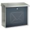 BURG WACHTER LUCCA LETTER 3713 NI - LUCCA LETTER 3713 NI STAINLESS STEEL LETTER BOX