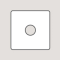 WANDSWORTH P971 - INFINITY 1-GANG DIMMER PLATE & KNOB