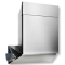 BURG WACHTER QUADUS 3745 NI - QUADUS 3745 NI STAINLESS STEEL LETTER BOX