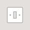 WANDSWORTH PSQ201 - SQUARE EDGE 1-GANG SWITCH/MODULAR PLATE